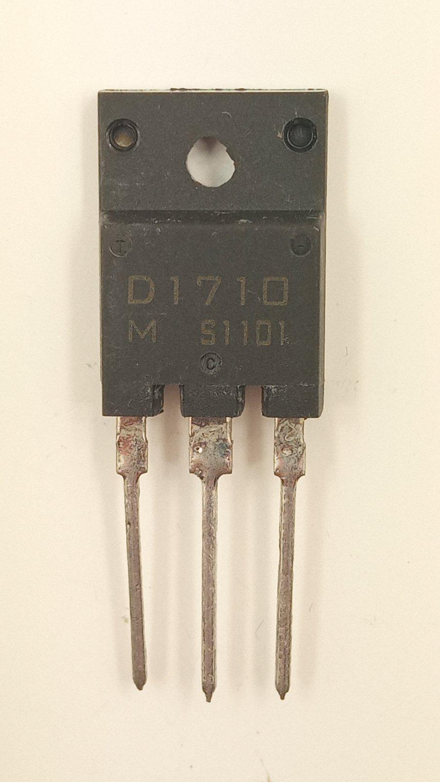 Транзистор 2SD1710 1500V 5A 50W (02578)