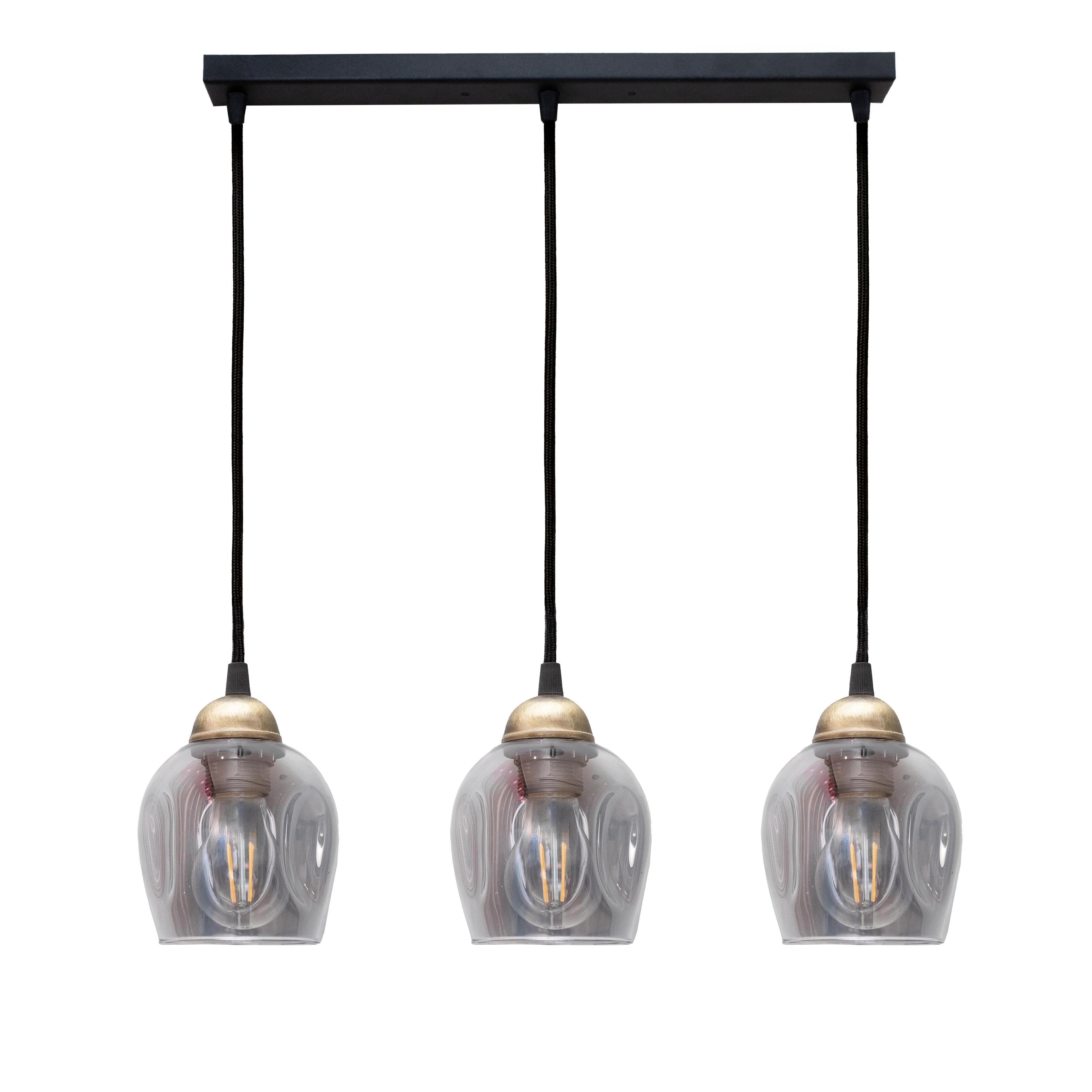 Світильник підвісний MSK ELECTRIC Enigma PL 2024-3 BK на планці під три лампи Е27 - фото 2 Світильник підвісний MSK ELECTRIC Enigma PL 2024-3 BK на планці під три лампи Е27 - фото 2