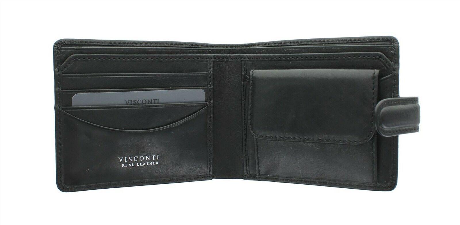 Гаманець чоловічий шкіряний Visconti TSC47 Riccardo c RFID Black - фото 2