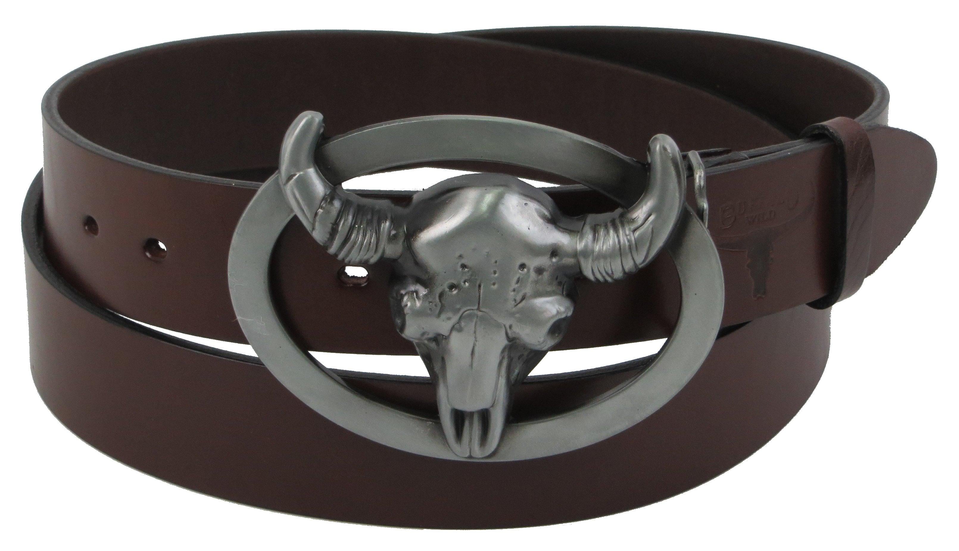 Ремінь чоловічий Always Wild шкіряний Коричневий (BUFFALO G-1 brown)