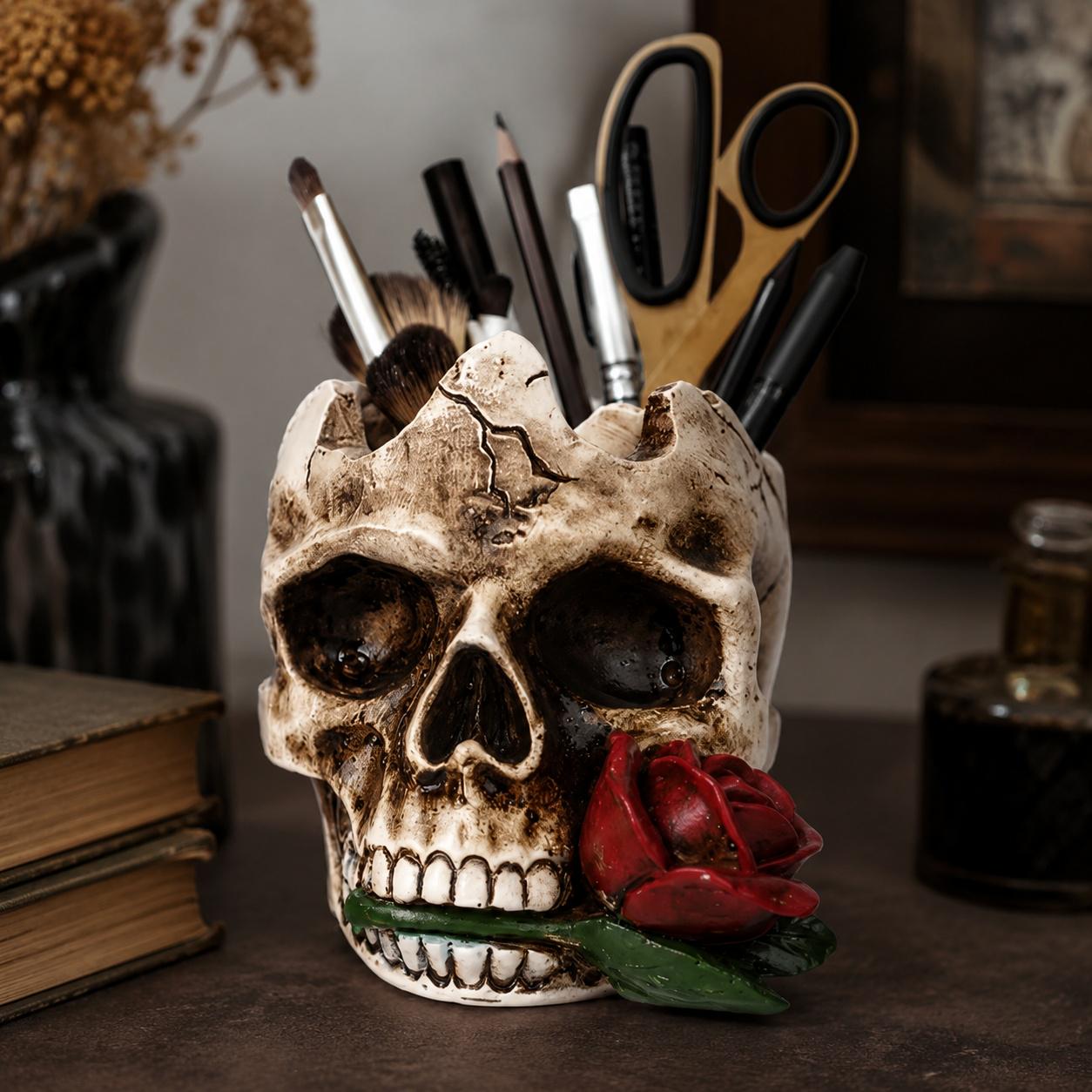 Органайзер для ручек Skull Rose Бежевый (ORG-SKR-NAT)