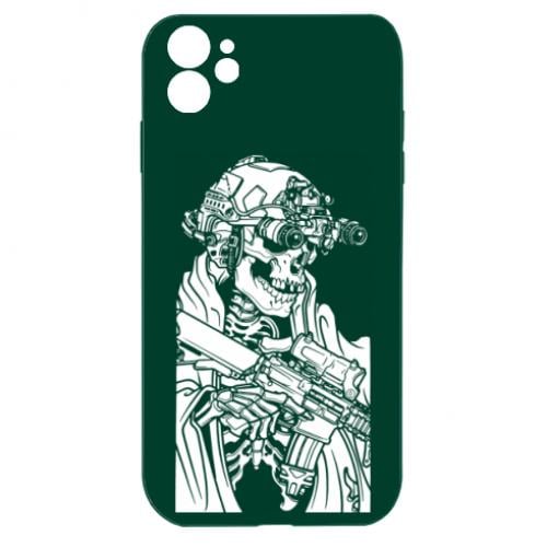 Чехол для iPhone 11 Череп снайпер