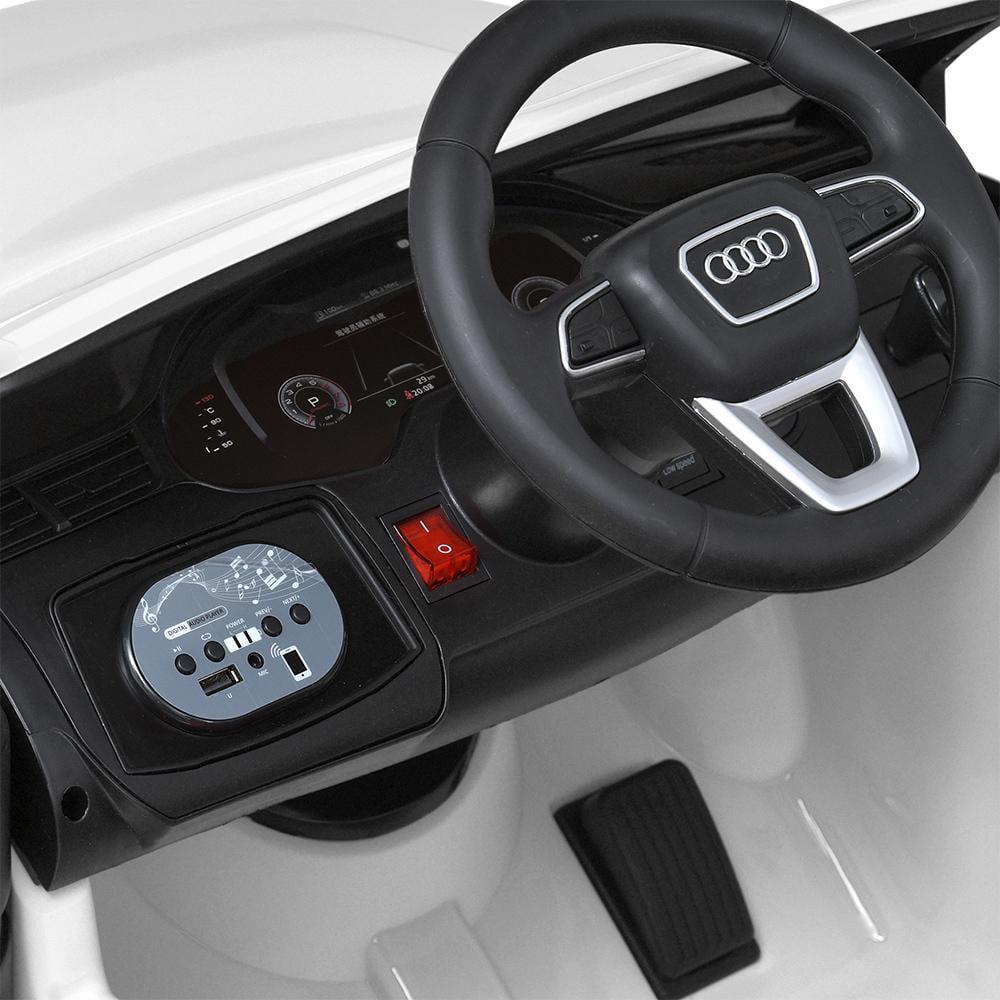 Детский электромобиль Bambi джип Audi Q7 M 5796EBLR Белый - фото 6 Детский электромобиль Bambi джип Audi Q7 M 5796EBLR Белый - фото 6