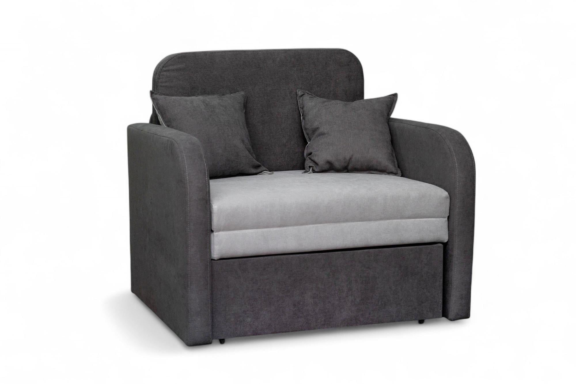 Диван-малютка Карлсон 80 80х195 см Серый/Светло-серый (29903160)