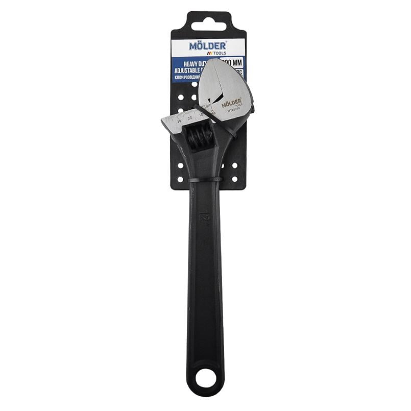 Ключ разводной Molder усиленный Cr-V 300мм, макс.диаметр 33мм