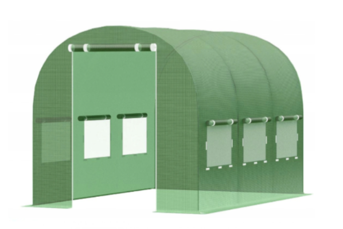 Пленка для теплицы армированная Bonro брезент с УФ-защитой 300x200x200 см Зеленый (147-76-42400477)