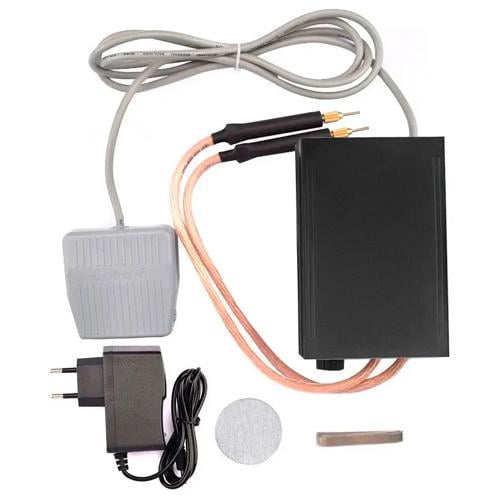 Апарат контактного точкового зварювання з ножною педаллю портативний 8000W 9600 mAh Black (877429) - фото 6 Апарат контактного точкового зварювання з ножною педаллю портативний 8000W 9600 mAh Black (877429) - фото 6