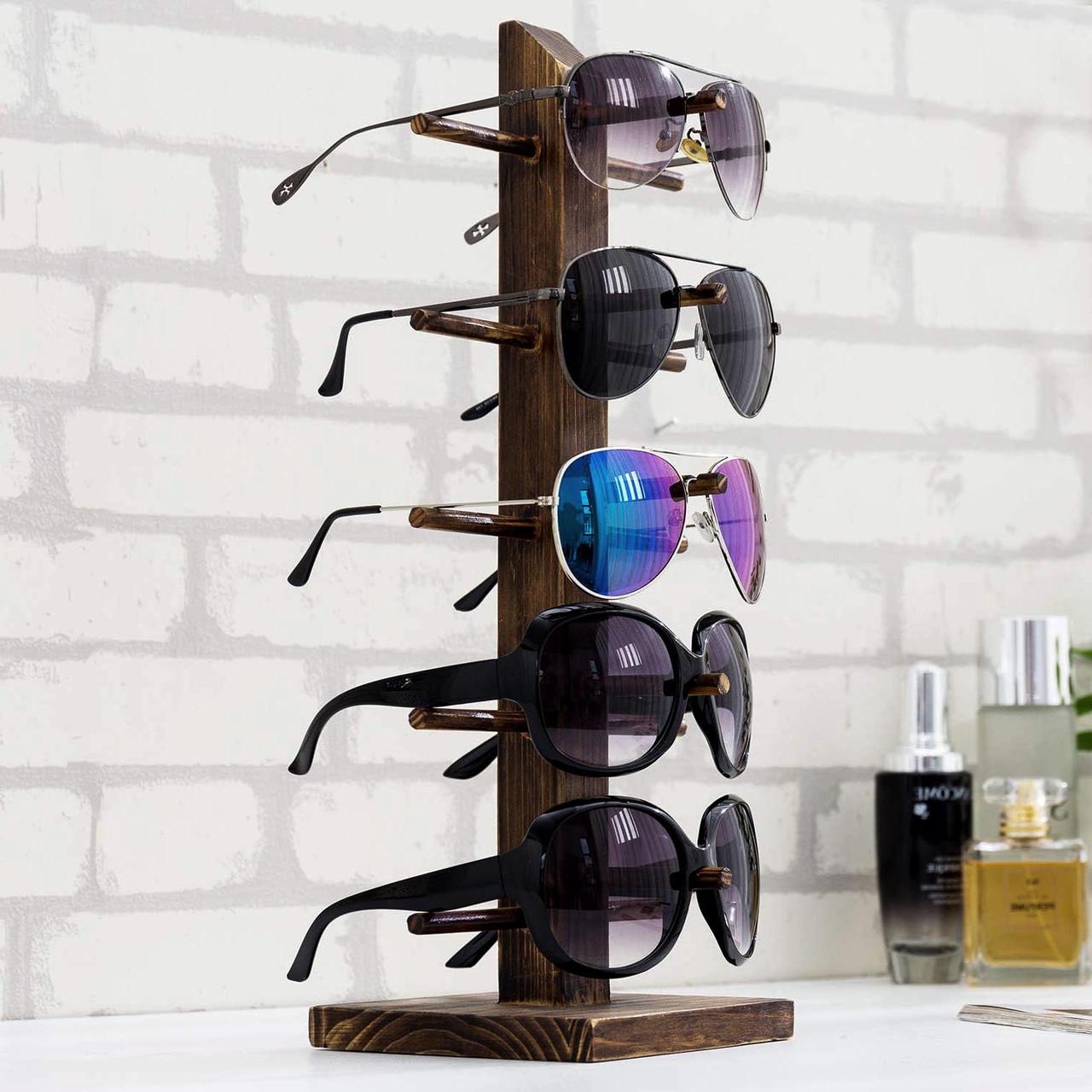 Органайзер для окулярів з дерева Батумі 5 Капучино (ОЧК-500209)