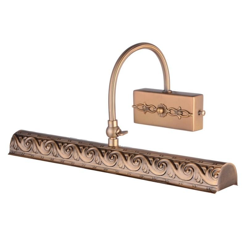 Подсветка настенная накладная Brille SW-22/2 E14 Brass для картин