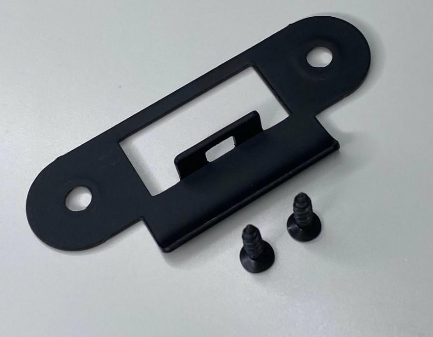 Ответная планка механизма Paladii ровный торец регулируемая BN Черный (ПМ071) - фото 3 Ответная планка механизма Paladii ровный торец регулируемая BN Черный (ПМ071) - фото 3