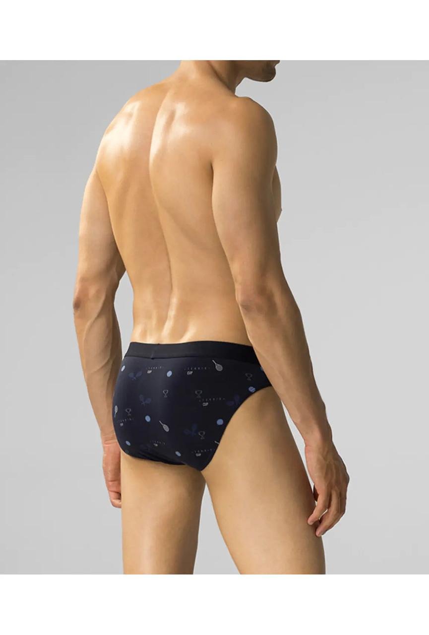 Набор трусов-брифов Atlantic 3MP-171 средней посадки хлопковых 3 шт. XL Темно-синий (25211239) - фото 3 Набор трусов-брифов Atlantic 3MP-171 средней посадки хлопковых 3 шт. XL Темно-синий (25211239) - фото 3