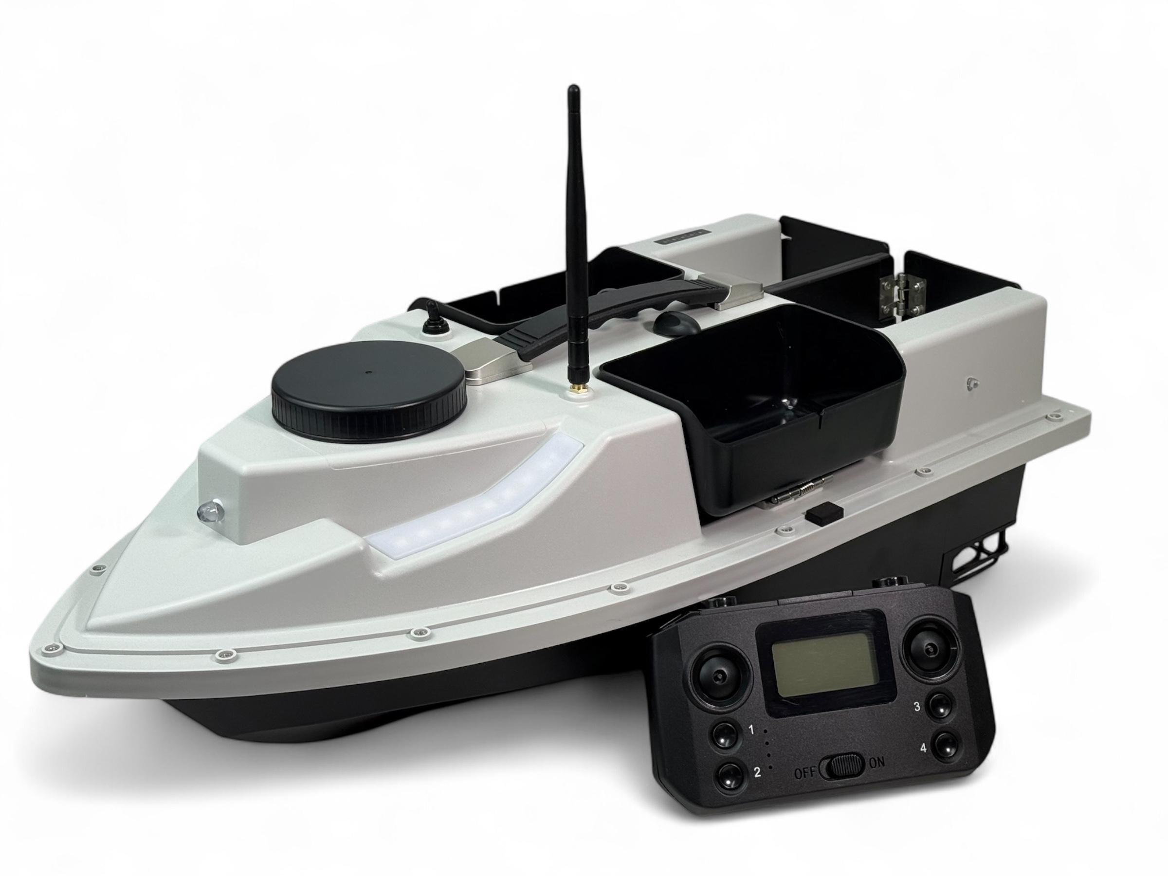 Короповий кораблик Flytec D19 4 бункера GPS на 99 точок/автопілот