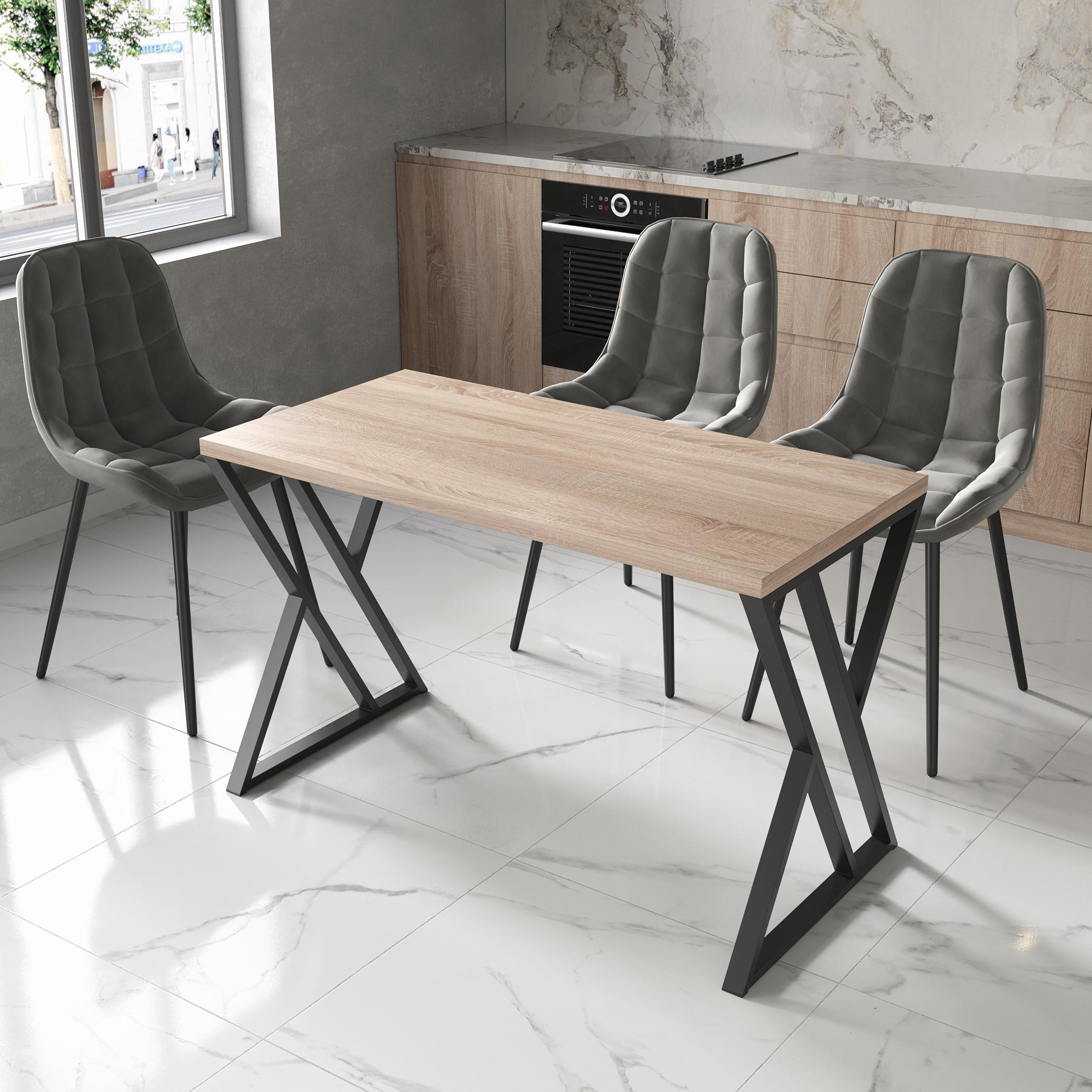 Обеденный стол 8 1200х500х32 мм Дуб сонома (23666750) - фото 1 Обеденный стол 8 1200х500х32 мм Дуб сонома (23666750) - фото 1