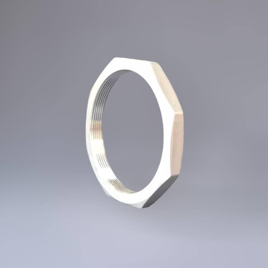 Контргайка нержавіюча різьбова Ду100 4" восьмигранна н/ж сталь AISI304 DIN 431 BSPP Class 150 - фото 8 Контргайка нержавіюча різьбова Ду100 4" восьмигранна н/ж сталь AISI304 DIN 431 BSPP Class 150 - фото 8