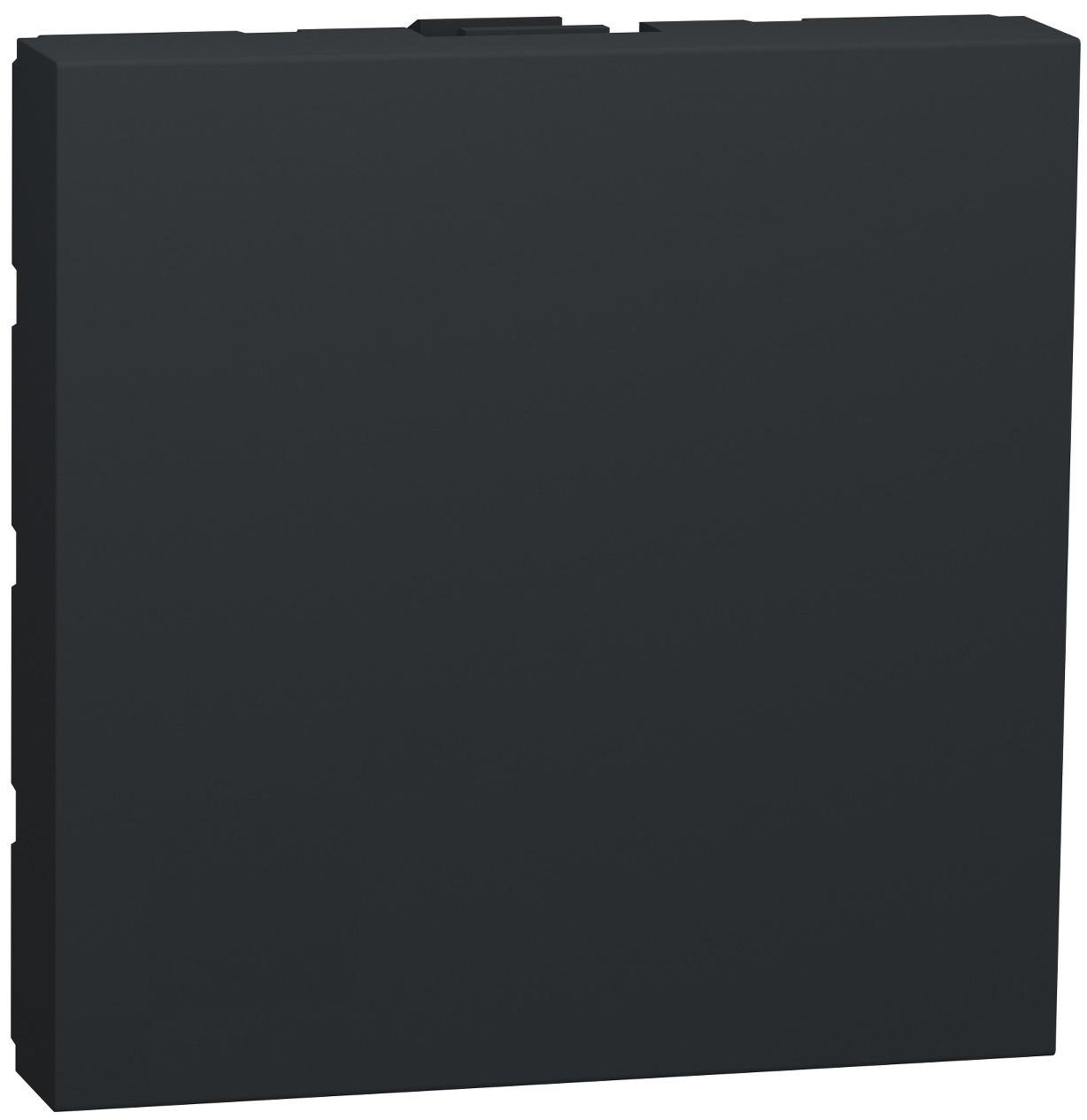 Заглушка Schneider Electric Unica 45х45 Антрацитовая (NU986654) Заглушка Schneider Electric Unica 45х45 Антрацитовая (NU986654)