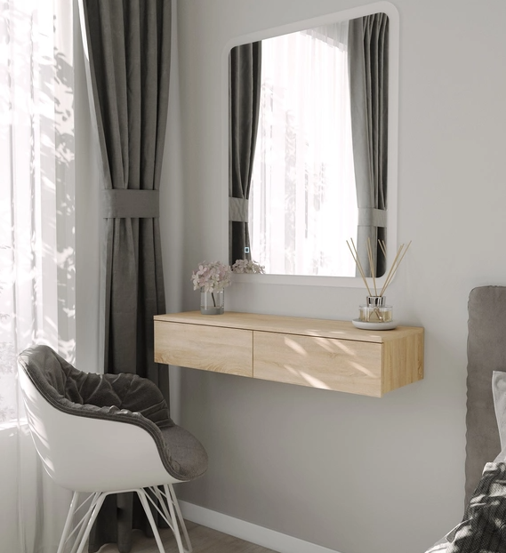 Туалетний столик для макіяжу 1000х310х186 мм (492492) - фото 1 Туалетний столик для макіяжу 1000х310х186 мм (492492) - фото 1