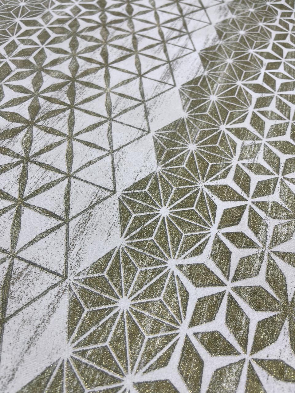 Обои Marburg виниловые на флизелиновой основе 10 м Бежевый с золотом (58924)