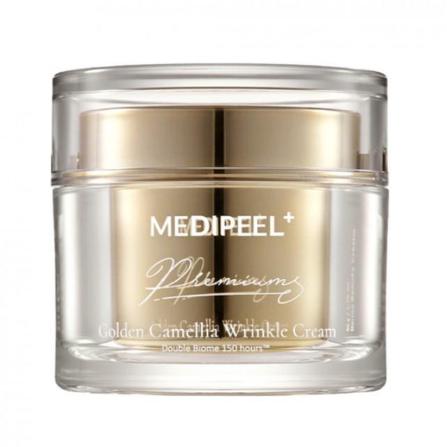 Крем для лица с экстрактом золота и камелии Medi-Peel Peptide 9 Premium Gold Camellia антивозрастной 50 мл