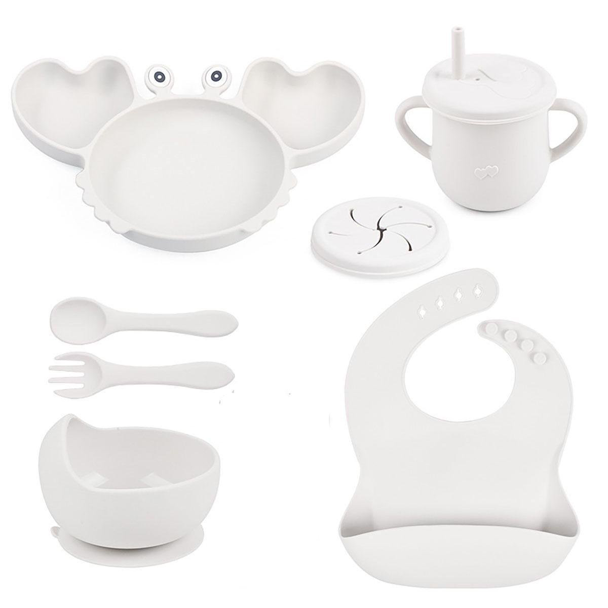 Набір дитячого посуду Краб KR Y23 силіконовий (62277)