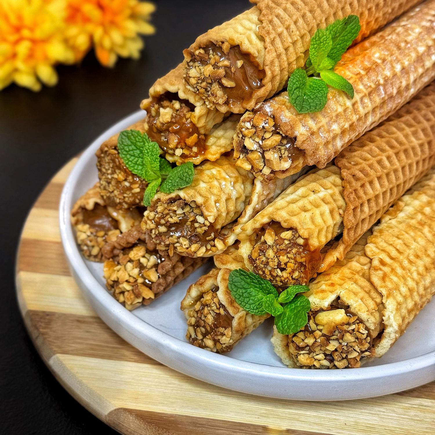 Форма для випічки вафельних коржів для тортових вафель на плиті Ø 18 см зі знімними ручками (28843773) - фото 43 Форма для випічки вафельних коржів для тортових вафель на плиті Ø 18 см зі знімними ручками (28843773) - фото 43