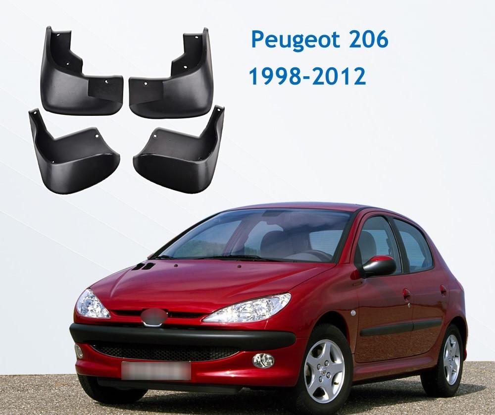 Бризковики MGC Peugeot 206 1998-2012 4 шт. - фото 4