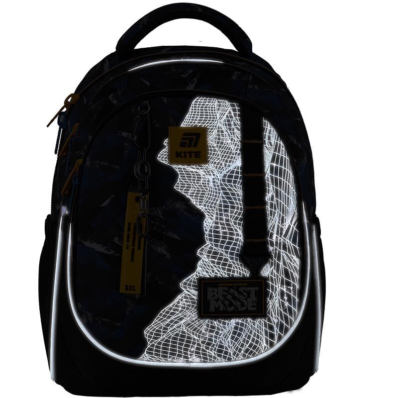 Рюкзак з ортопедичною спинкою для молодших класів KITE Education K25-700M-4 Beast Mode (000995258) - фото 6 Рюкзак з ортопедичною спинкою для молодших класів KITE Education K25-700M-4 Beast Mode (000995258) - фото 6