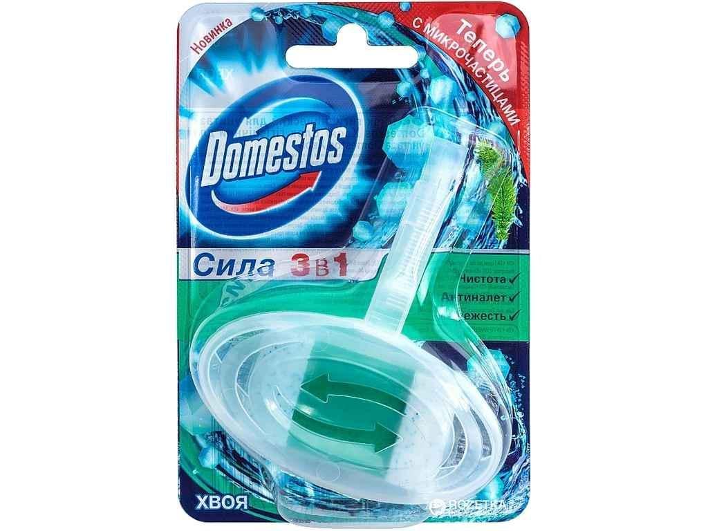 Блок для туалетів DOMESTOS 1шт гігієничний для унітаза 35г ХВОЯ