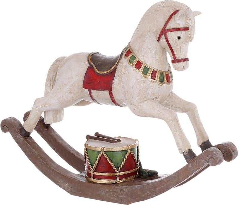 Фігурка декоративна Конячка-гойдалка в стилі Ретро 32 см (BD-894-001)
