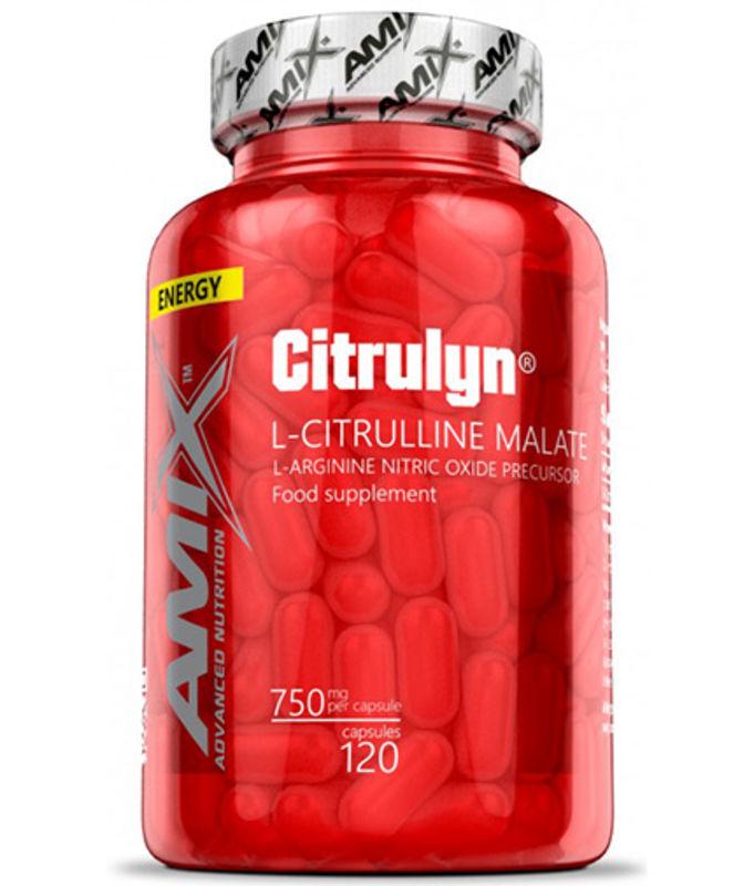 Цитруллин L малат Amix Nutrition CitruLyn 750mg 120 caps