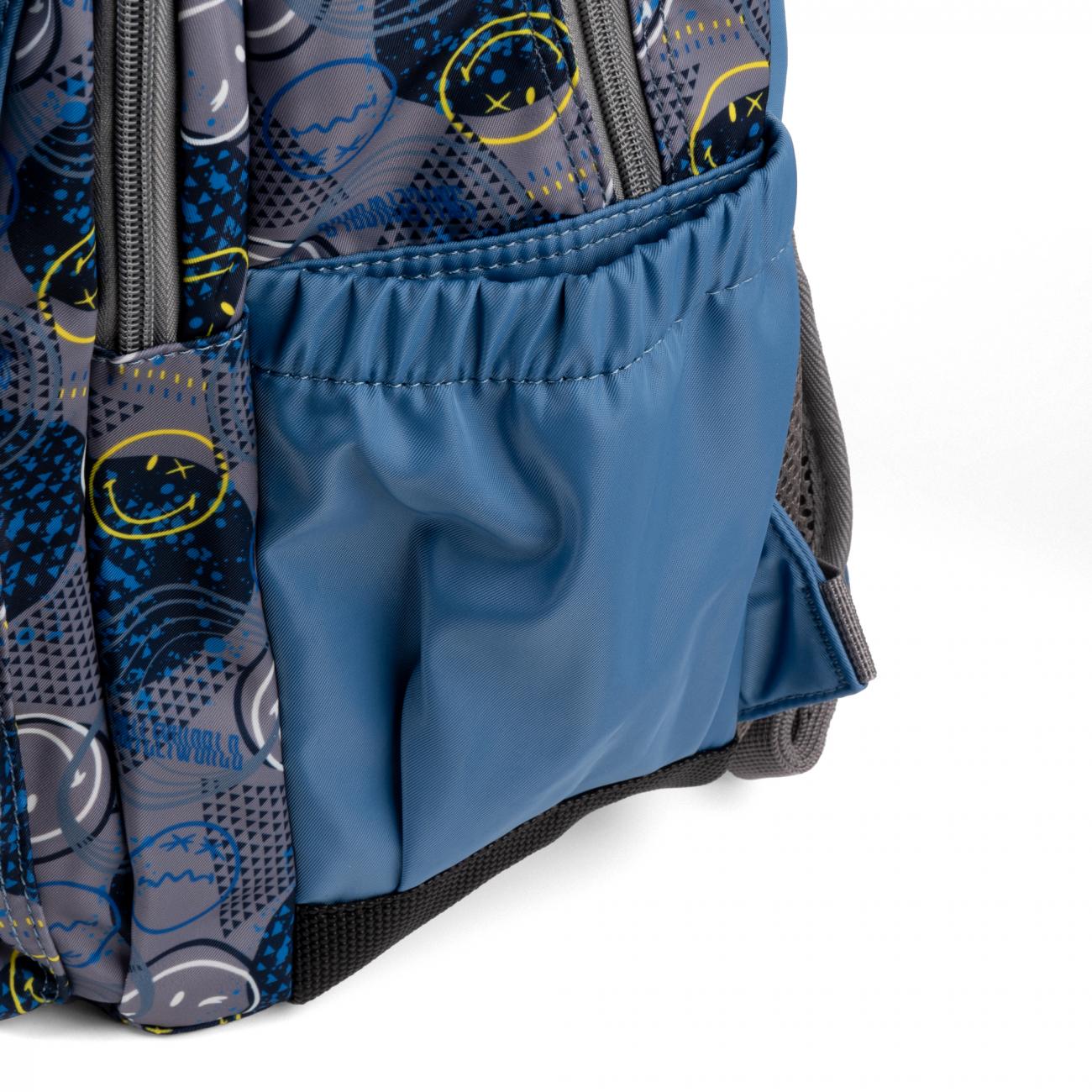 Школьный рюкзак YES TS-43 Smiley World с ортопедической спинкой (559540) - фото 14