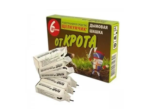 Дымовая шашка серная Щелкунчик от кротов/мышей и грызунов 6 шт. - фото 3