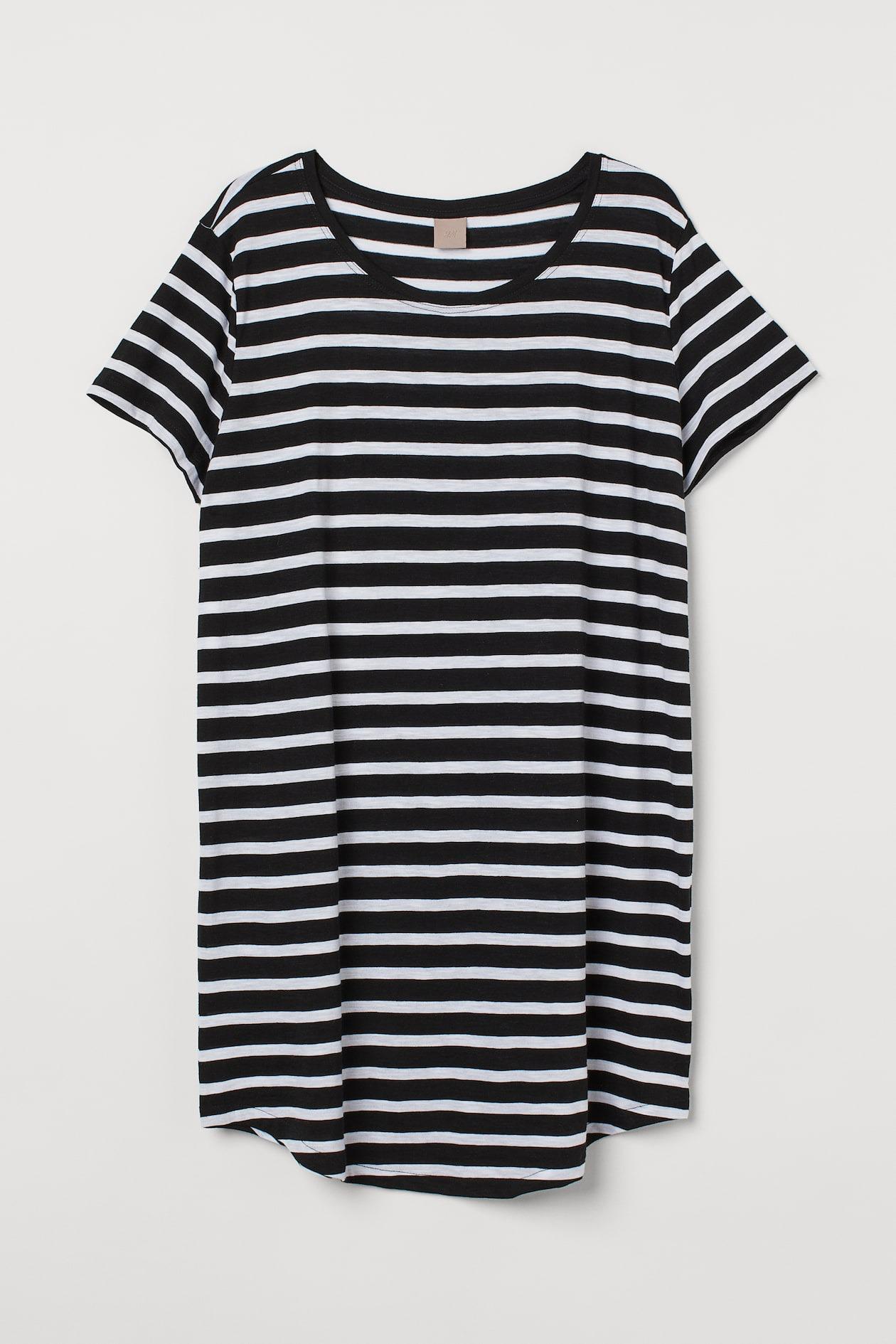 Сукня-футболка XL Чорно-білий (10037113wer)