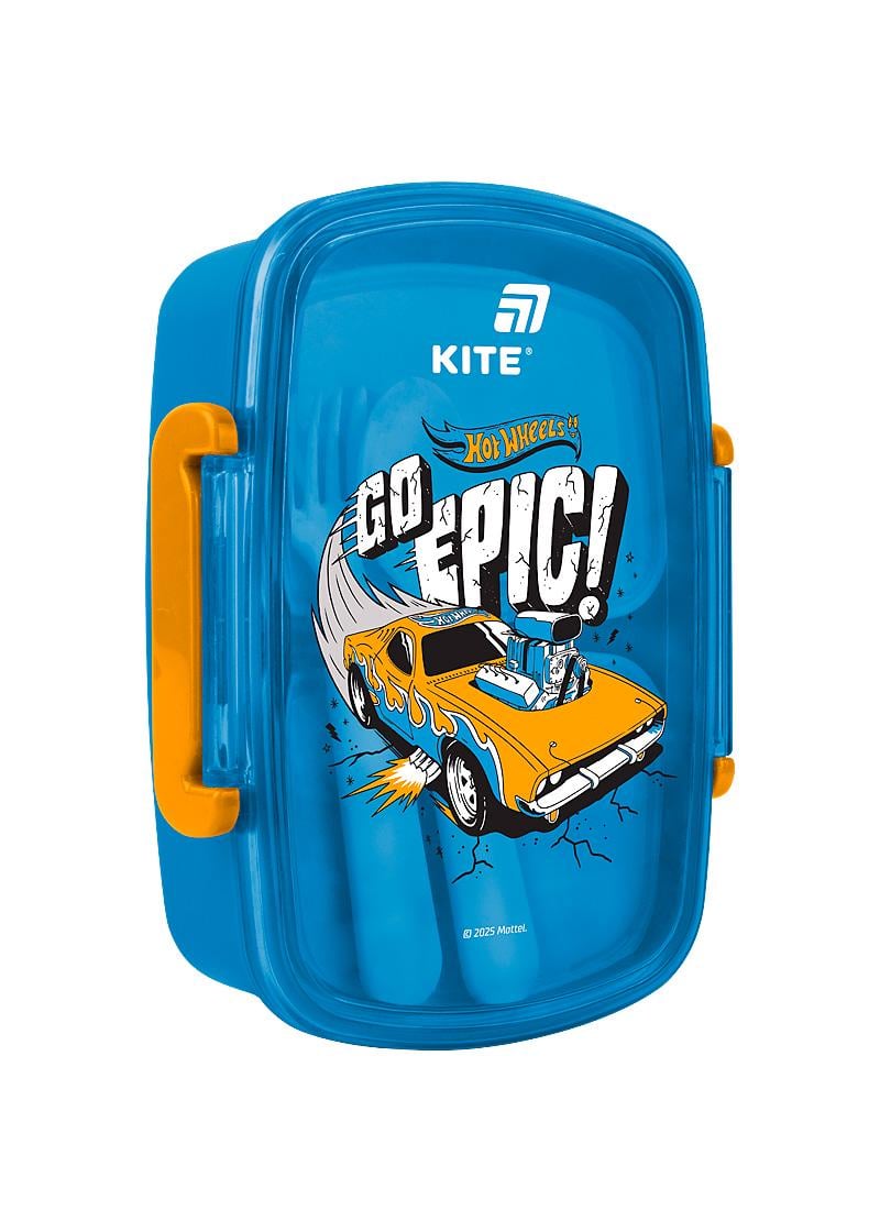 Ланчбокс KITE Hot Wheels с наполнением 750 мл (HW25-181)