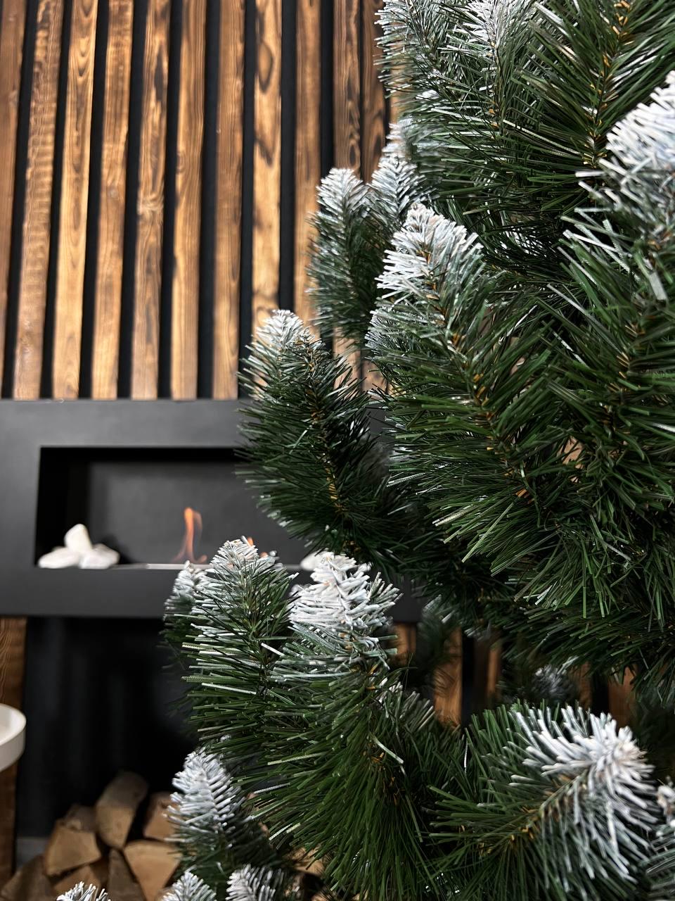 Искусственная елка Снежная королева с белыми кончиками 2,2 м Зеленый (YA678264) - фото 5 Искусственная елка Снежная королева с белыми кончиками 2,2 м Зеленый (YA678264) - фото 5