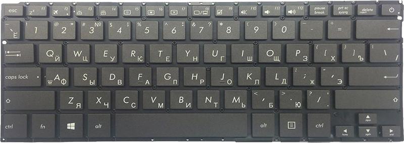 Клавиатура для ноутбука Asus U303/U303LB с подсветкой клавиш матовая (0KNB0-3630RU00)