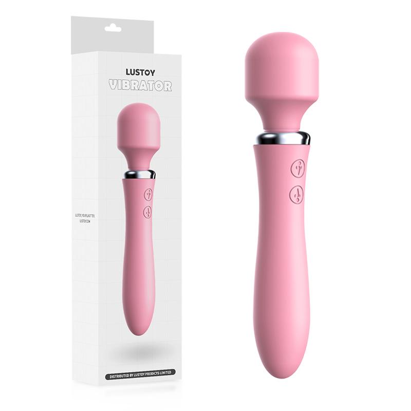 Вибромассажер клиторальный 10-modes Double-Head Massager Vibrator (1000063974)