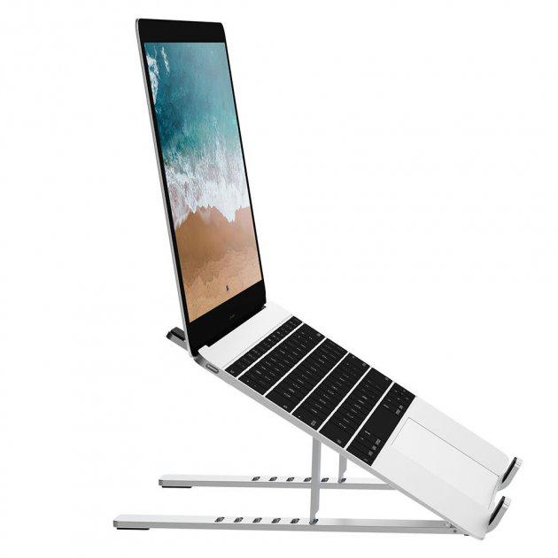 Підставка для ноутбука Wiwu S400 Laptop Stand Silver (66244) - фото 7 Підставка для ноутбука Wiwu S400 Laptop Stand Silver (66244) - фото 7