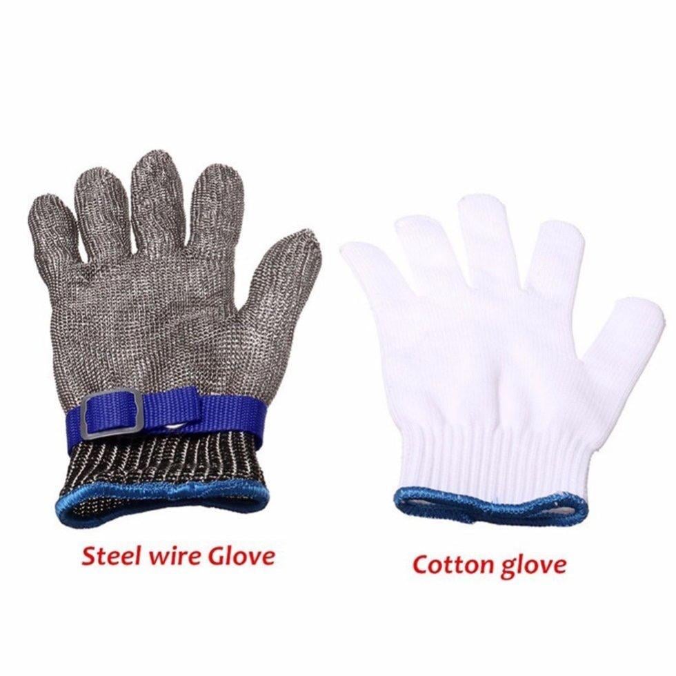 Перчатка кольчужная Anticut glove с нержавеющей стали - фото 6 Перчатка кольчужная Anticut glove с нержавеющей стали - фото 6
