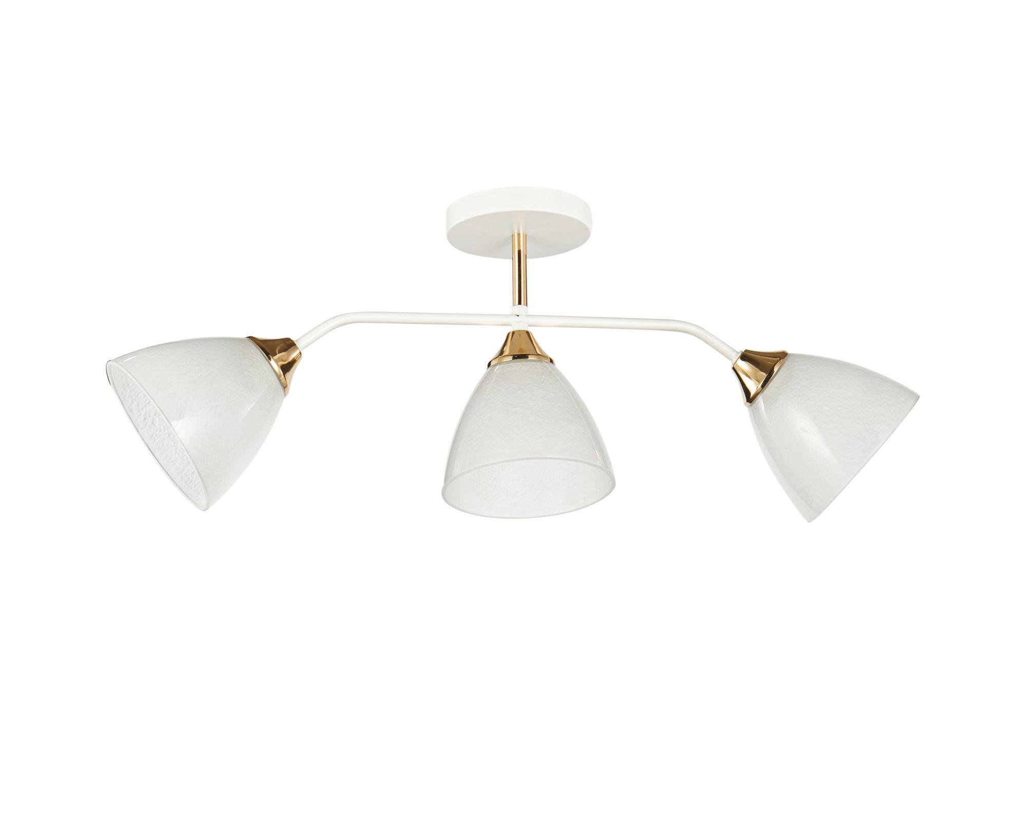 Люстра декоративна в кухню Interees IS 6240-3 WH+FG