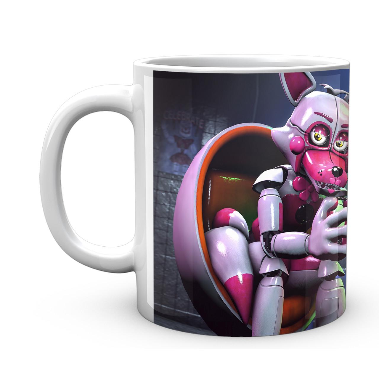 Чашка Five Nights At Freddys Пять ночей с Фредди Funtime Foxy Сидит FN.02.389 - фото 1 Чашка Five Nights At Freddys Пять ночей с Фредди Funtime Foxy Сидит FN.02.389 - фото 1