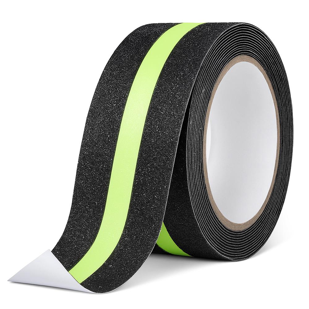 Протиковзка стрічка HF проти ковзання для сходів p люмінесцентною полосою 5 см х 5 м Сірий (559346556 )