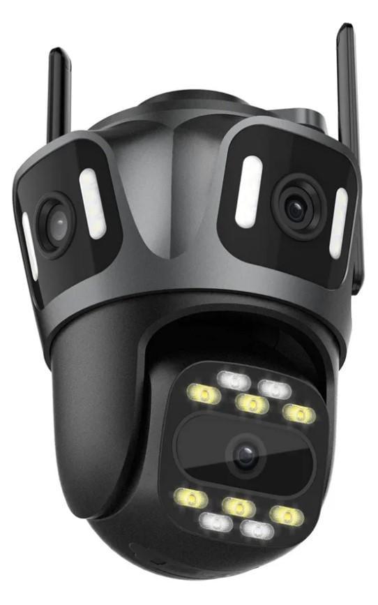 Камера уличная P15-SP8 Wi-FiICSee 12MP поворотная Черный (2390000026)
