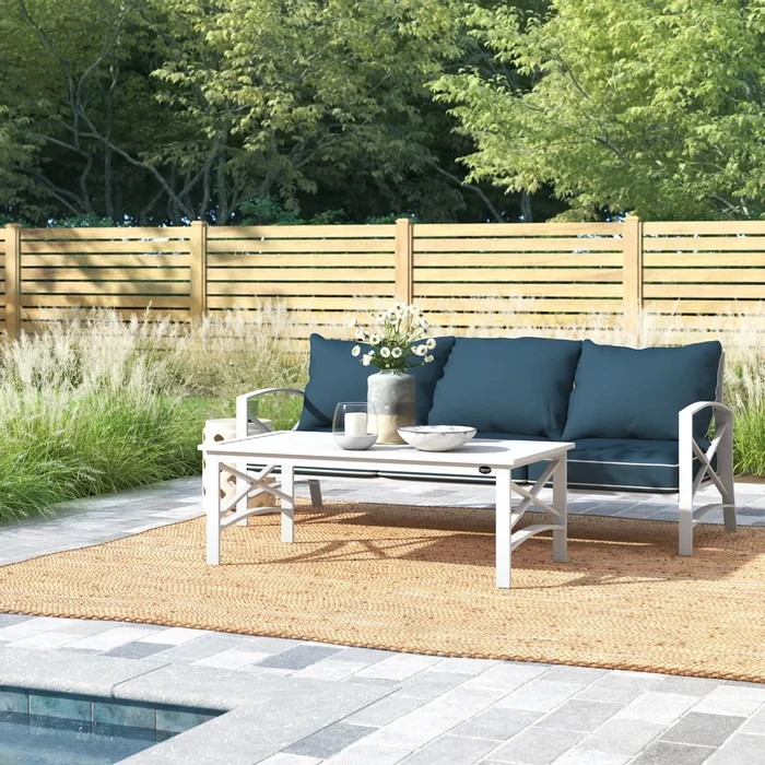 Комплект уличной мягкой мебели в стиле Loft с металлическим каркасом (KS-1414)