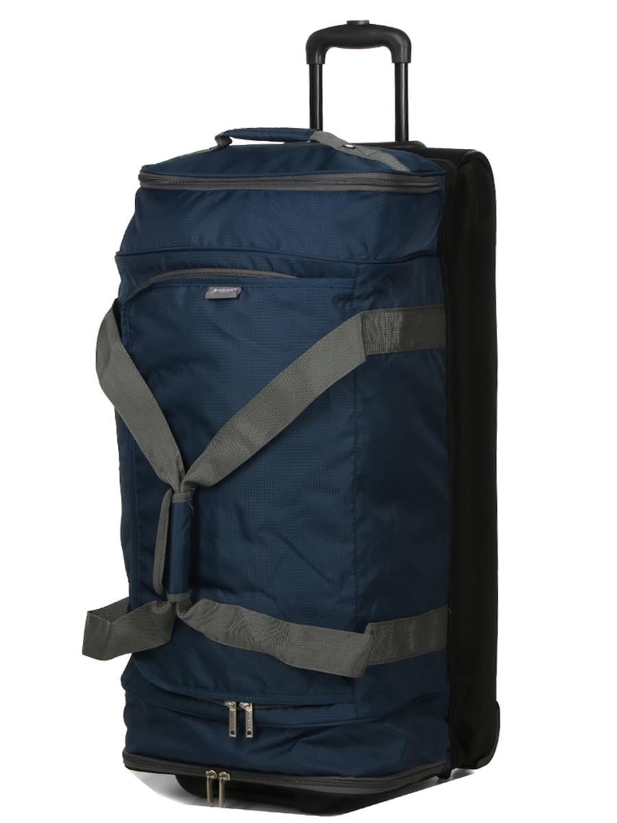 Дорожная сумка на колесах большая Airtex L 80х40х37 см 117 л 3,1 кг Синий (819-80)