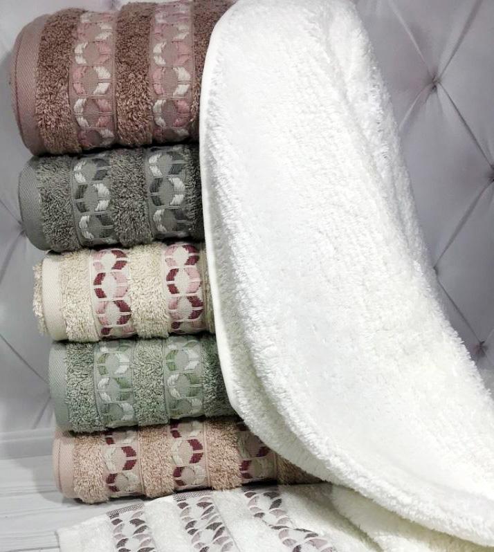 Набір лицьових рушників Pupilla Bamboo Azra 50х90 см 6 шт. бамбук (SA-4238)