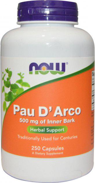Добавка Now Foods Кора муравьиного дерева 500 мг 250 растительных капсул (NOW-04726)