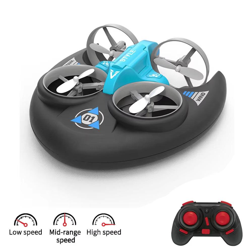 Дрон для дітей на повітряній подушці JJRC H101 водонепроникний Чорно-синій (2361) - фото 4 Дрон для дітей на повітряній подушці JJRC H101 водонепроникний Чорно-синій (2361) - фото 4