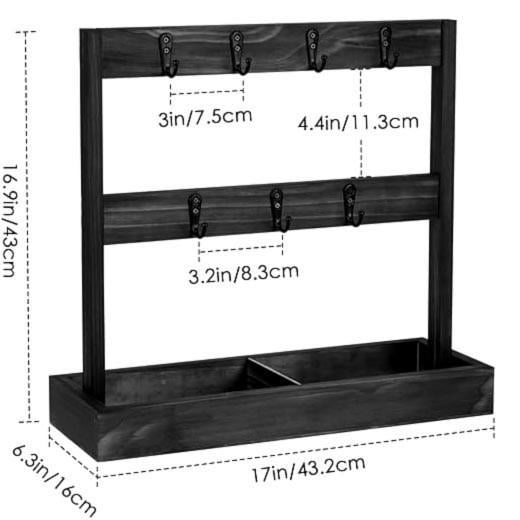 Стойка для кружек из дерева Равандиль Мустанг (СДК-006929) - фото 2