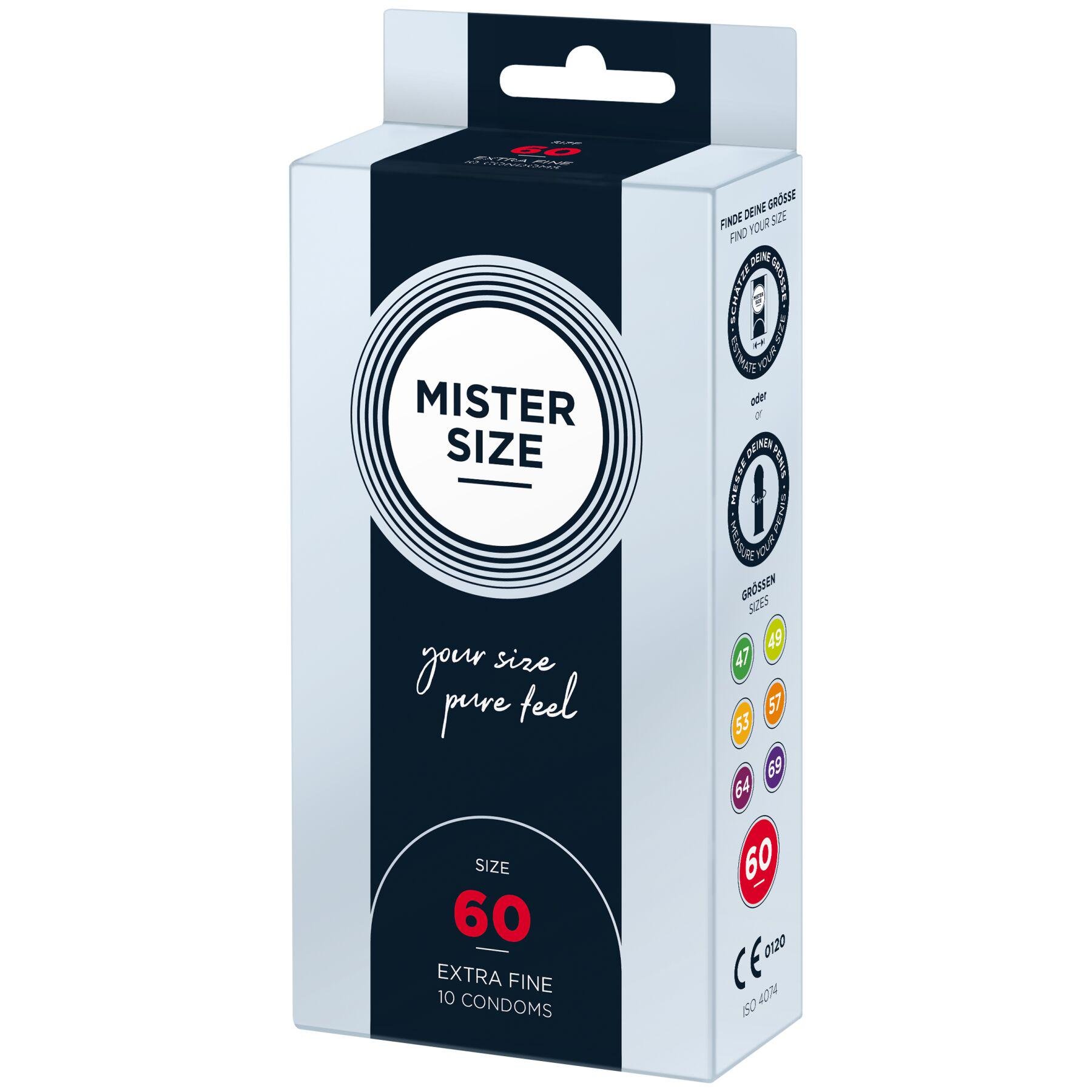 Презервативи Mister Size Pure Feel 0,05 мм р. 60 10 шт. (SO8046) - фото 2