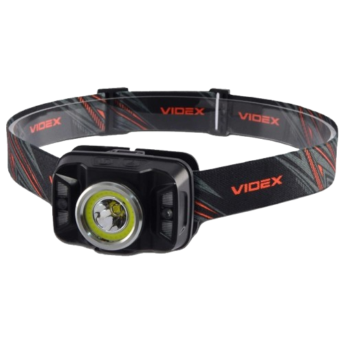 Ліхтар налобний Videx VLF-H035C 410Lm 5000K Чорний (29703614)